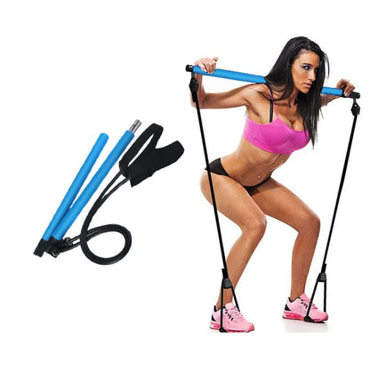 Pilates Resistance Band Bar Kit